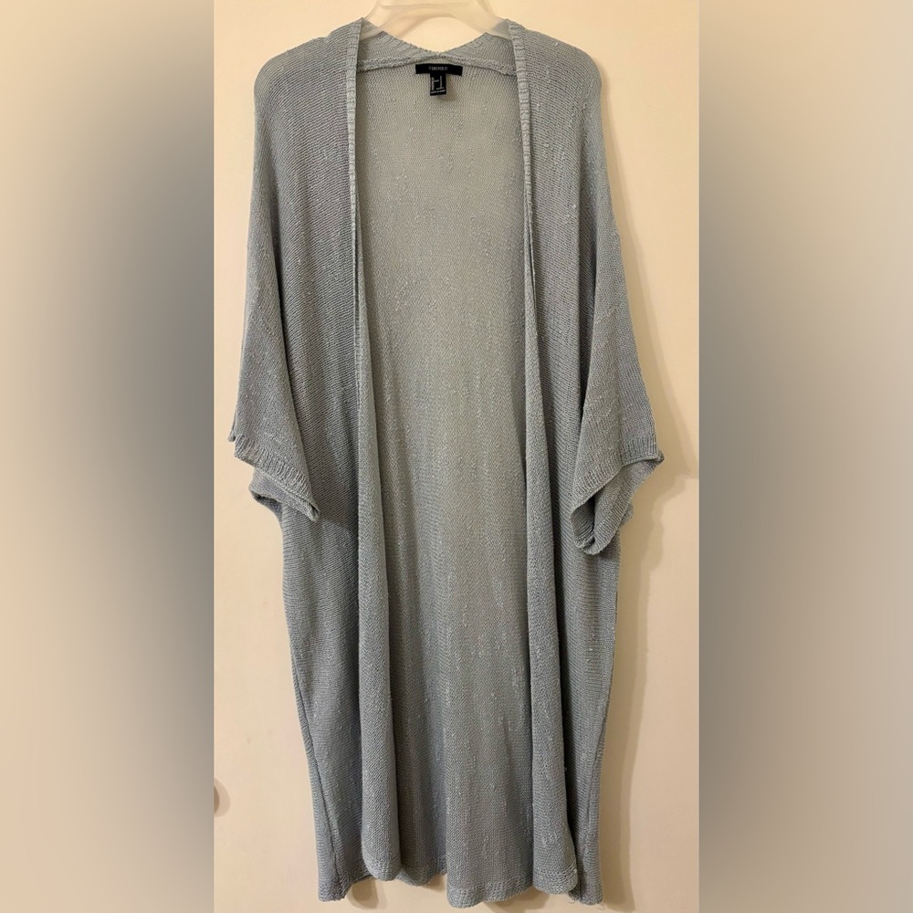 Forever 21 Light Blue Knit Sweater